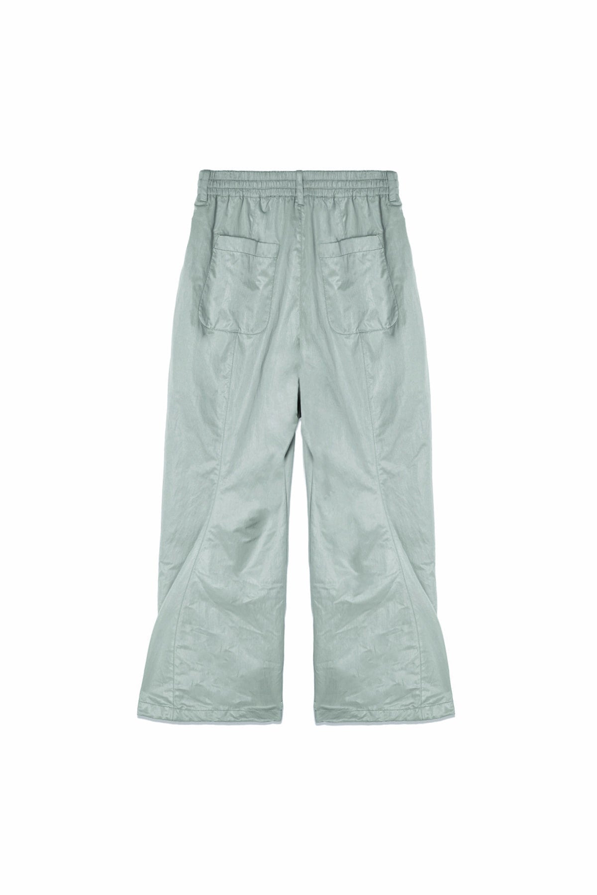 matinkim GLOSSY BANDING TRACK PANTS IN MINT