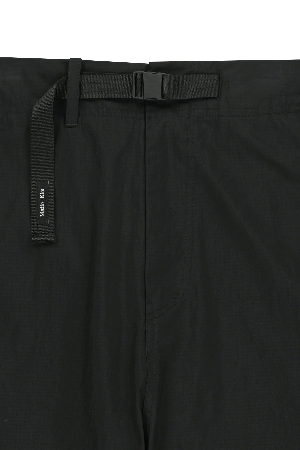 matinkim STRAP BELTED PANTS FOR MEN IN BLACK