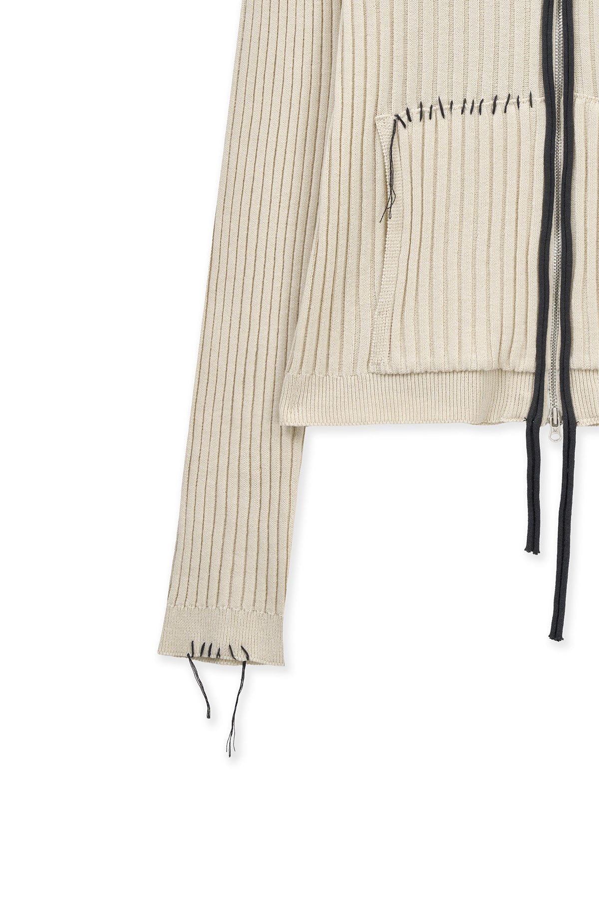 matinkim HANDCRAFT SLIM FIT CARDIGAN IN LIGHT BEIGE