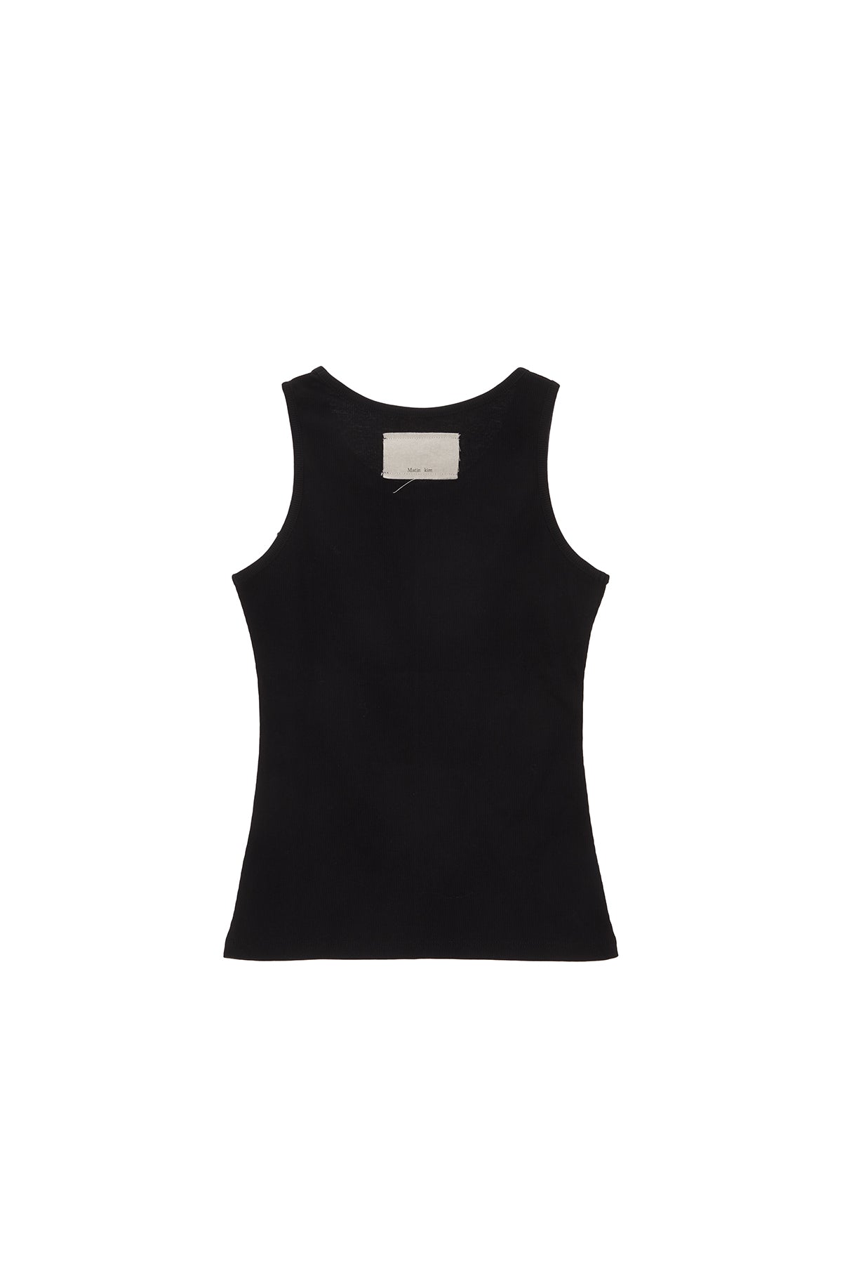 matinkim PINTUCK SLEEVELESS TOP IN BLACK