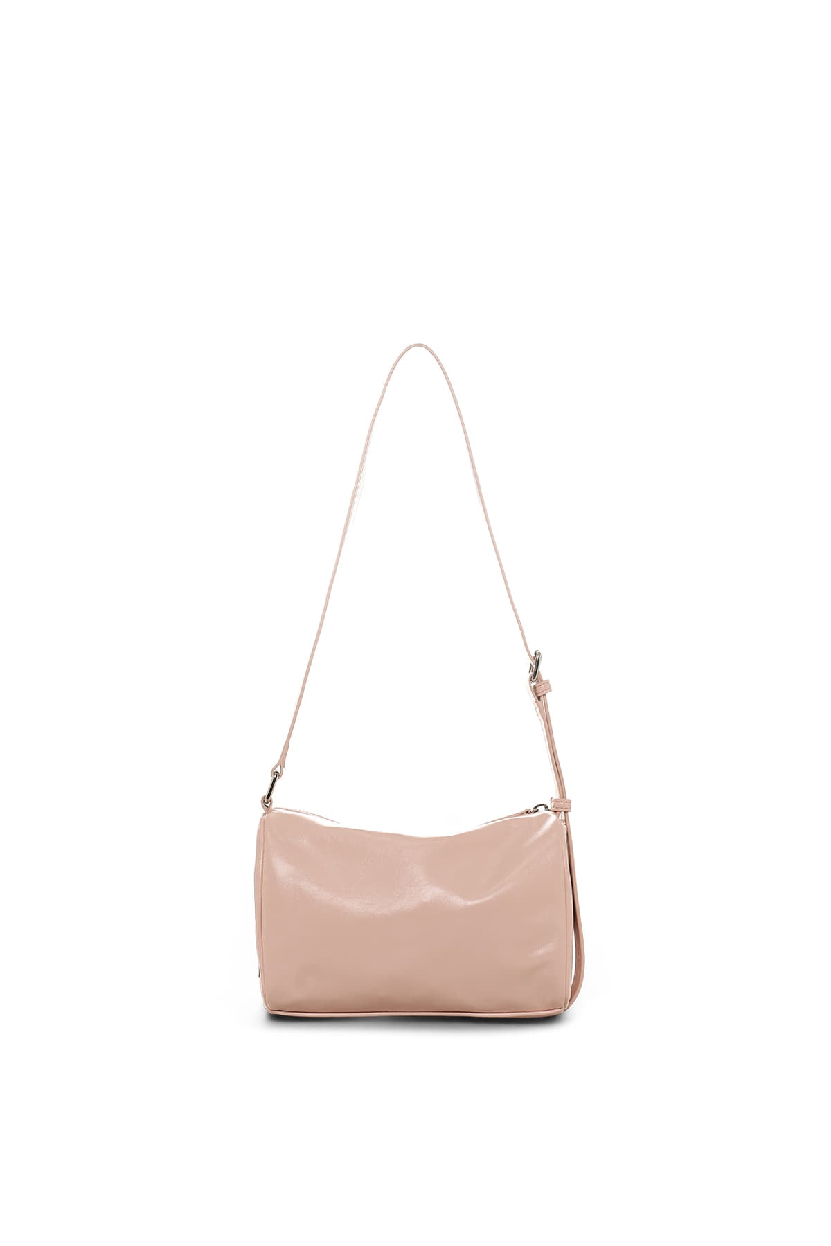 matinkim FRONT SHIRRING RIBBON MINI BAG IN PINK
