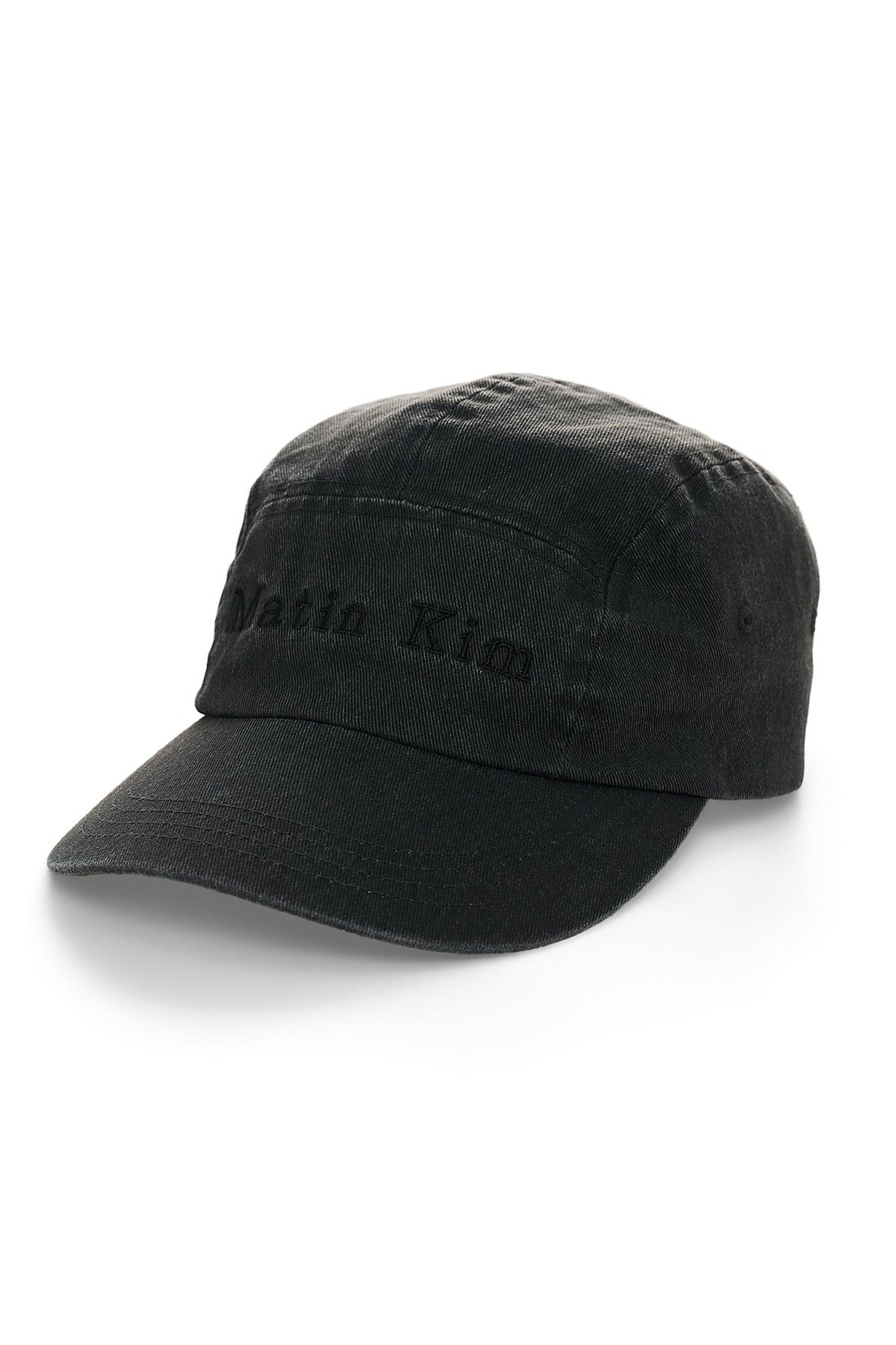 matinkim MATIN WASHED CAMP CAP IN BLACK
