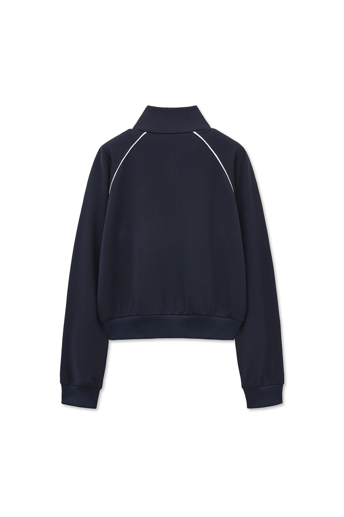 matinkim HEART LOGO TRACK JUMPER IN NAVY
