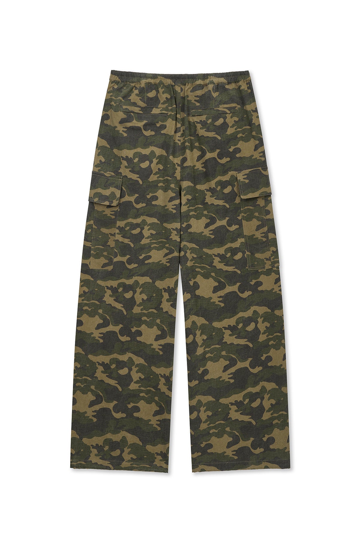 matinkim DRAWSTRING HEM CARGO PANTS IN KHAKI