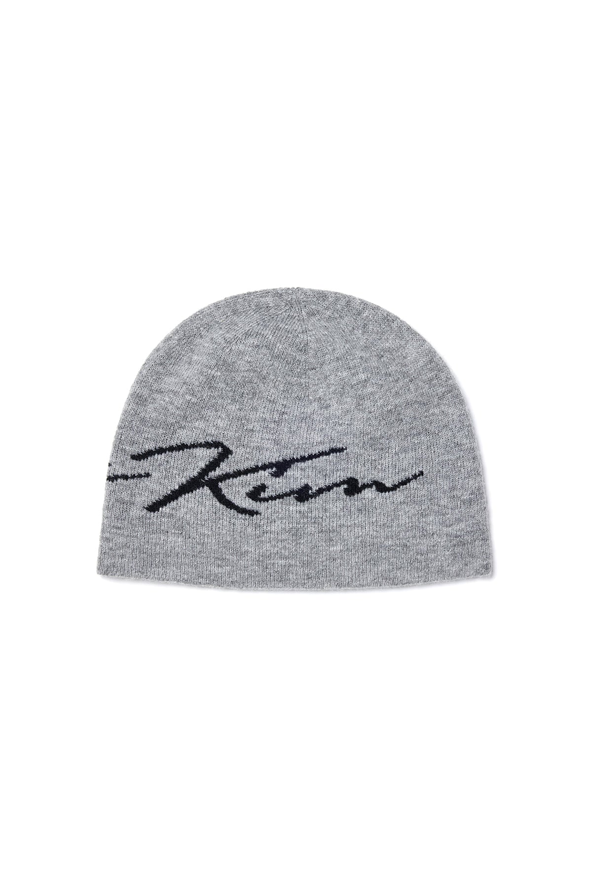 matinkim MATIN LOGO SCRIPT BEANIE IN GREY