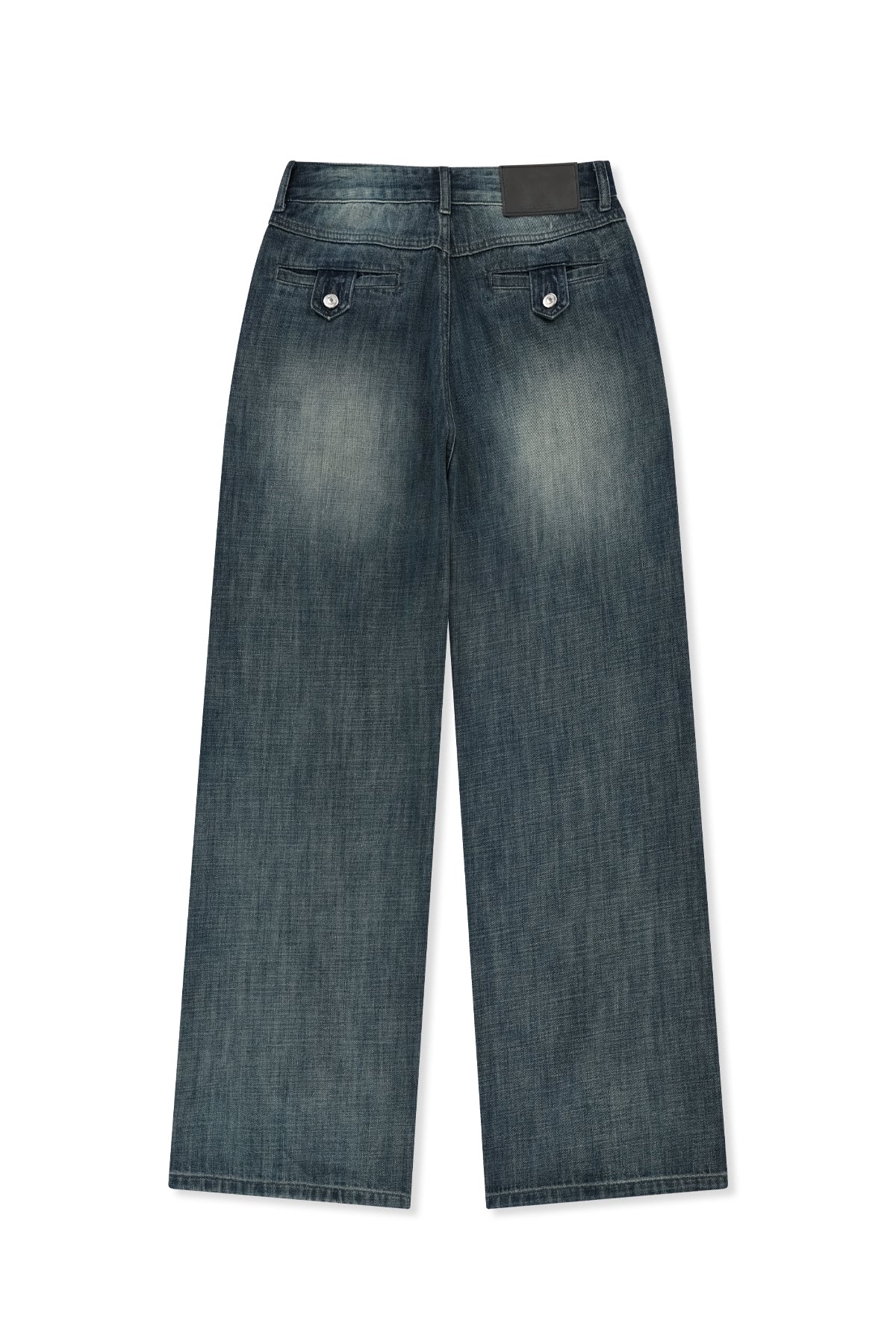 matinkim STUD POINT DENIM PANTS IN BLUE