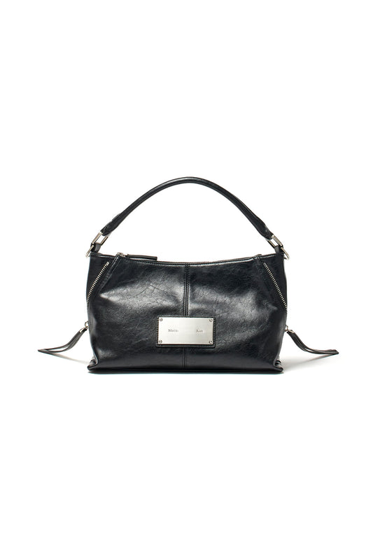 matinkim SIDE ZIPPER TWO WAY BAG IN BLACK