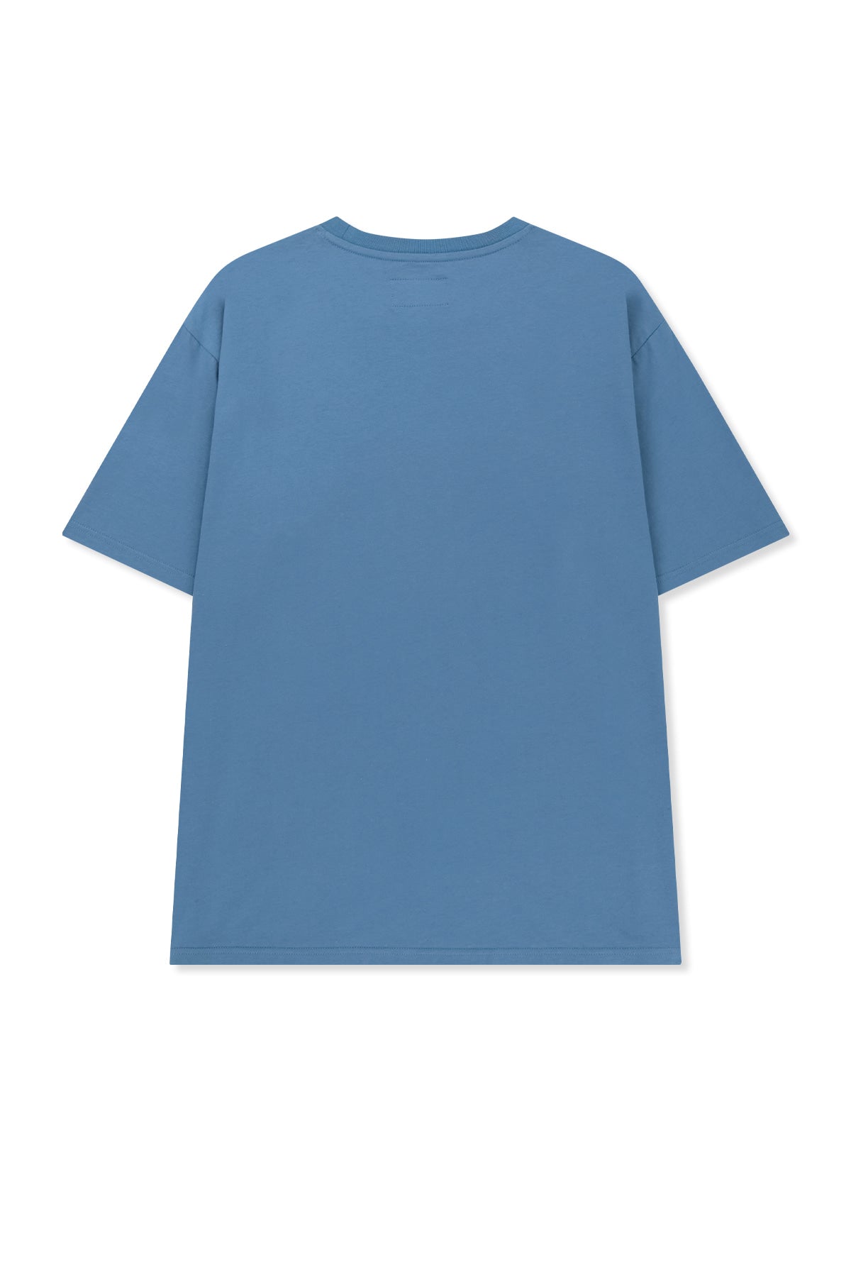 matinkim APPLIQUE FELT LOGO TOP FOR MEN IN BLUE