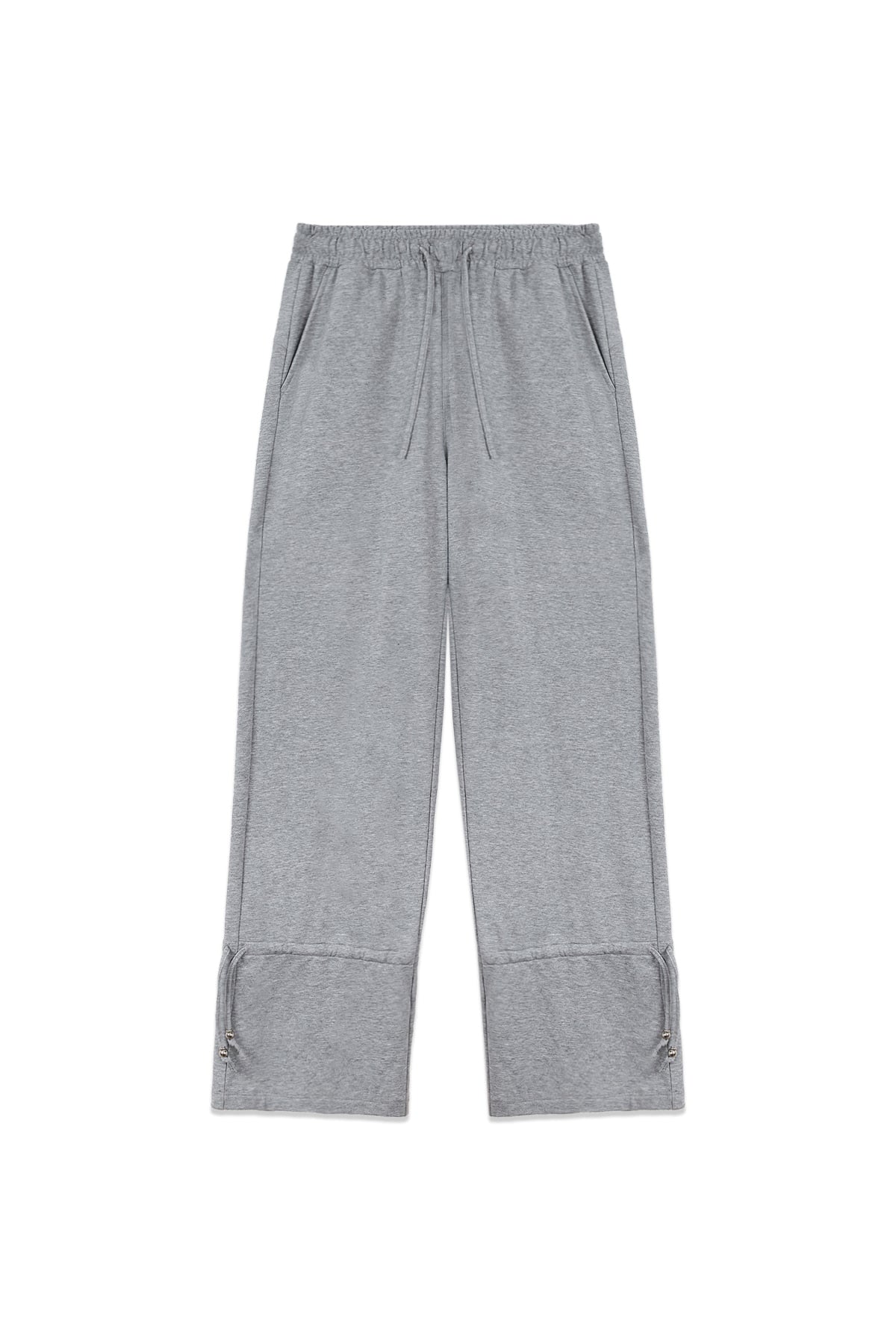 matinkim STRING DETAIL SWEATPANTS IN GREY
