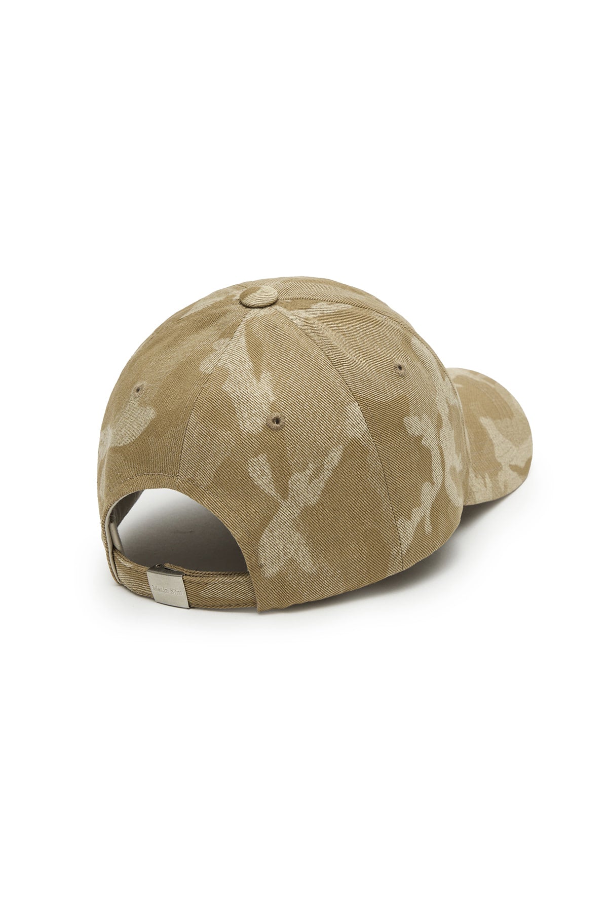 matinkim CAMOUFLAGE LOGO BALL CAP IN BEIGE