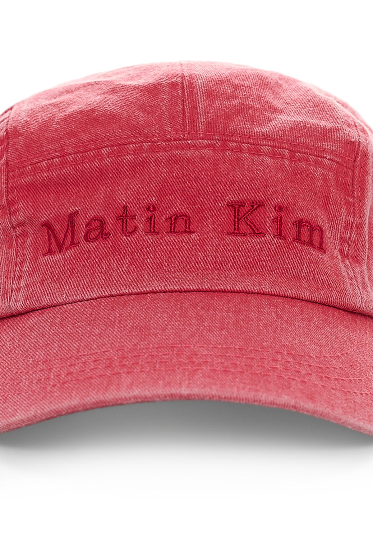 matinkim MATIN WASHED CAMP CAP IN RED