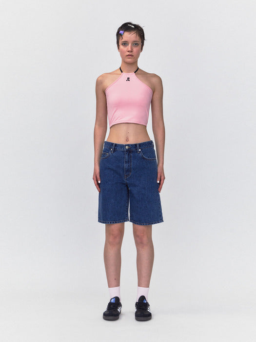 rest&recreation RR DENIM SHORTS - BLUE