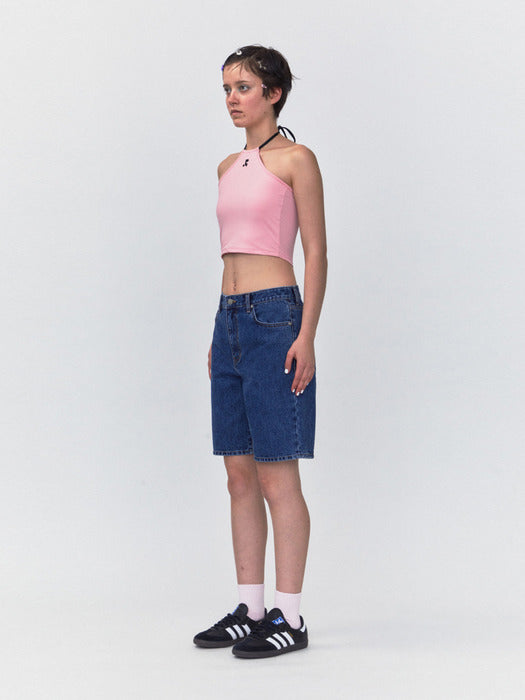 rest&recreation RR DENIM SHORTS - BLUE