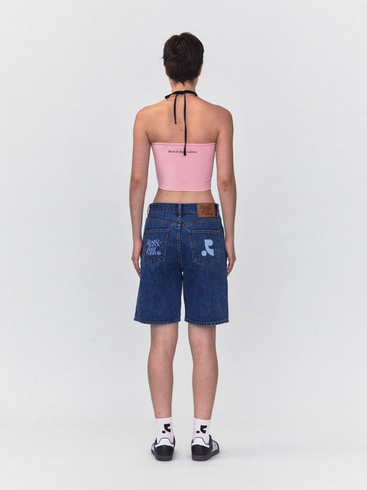 rest&recreation RR DENIM SHORTS - BLUE