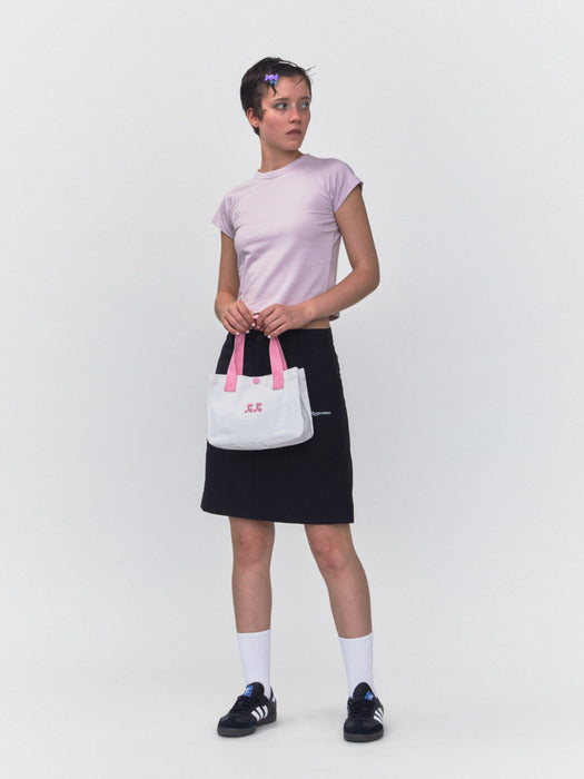 rest&recreation RR CANVAS TOTE BAG - WHITE