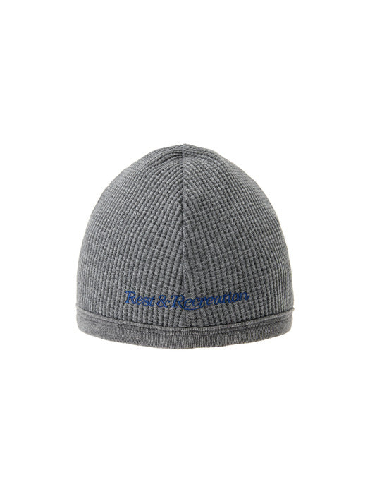 rest&recreation RR RIB JERSEY BEANIE - GREY
