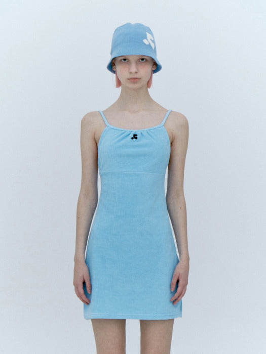 rest&recreation KNIT BUCKET HAT - BLUE