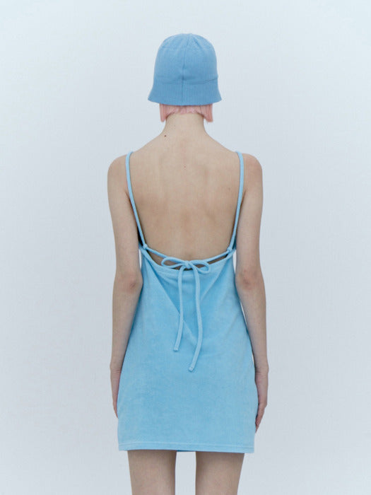 rest&recreation KNIT BUCKET HAT - BLUE