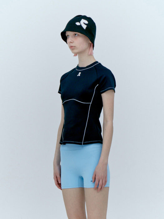 rest&recreation KNIT BUCKET HAT - BLACK
