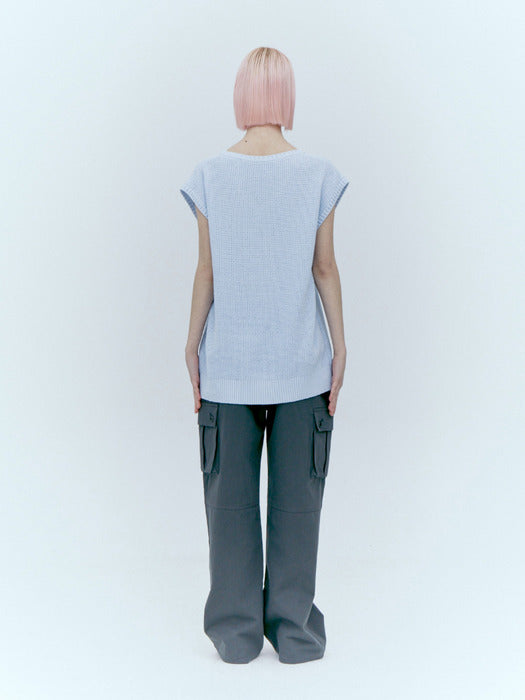 rest&recreation COTTON CARGO PANTS - CHARCOAL