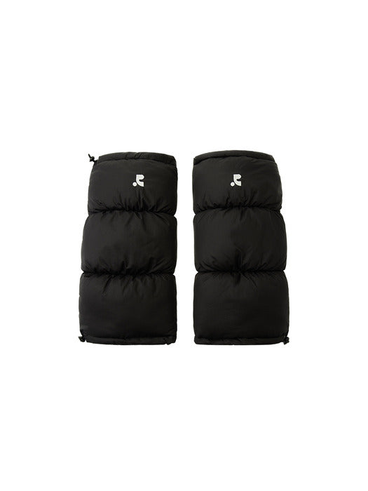 rest&recreation QUILTED LEG WARMER - BLACK