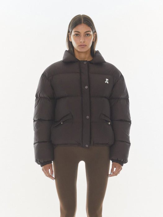 rest&recreation COLLAR DOWN JACKET - BROWN