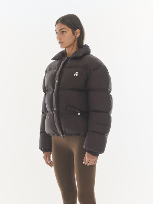 rest&recreation COLLAR DOWN JACKET - BROWN