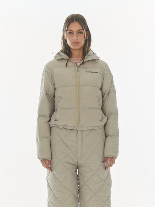 rest&recreation LIGHT DOWN JACKET - BEIGE