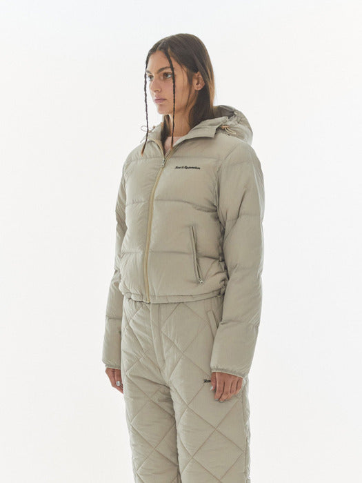 rest&recreation LIGHT DOWN JACKET - BEIGE