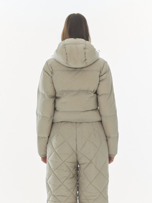 rest&recreation LIGHT DOWN JACKET - BEIGE