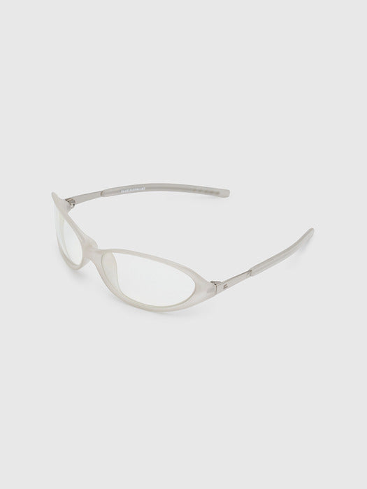 blue elephant CARA matte white