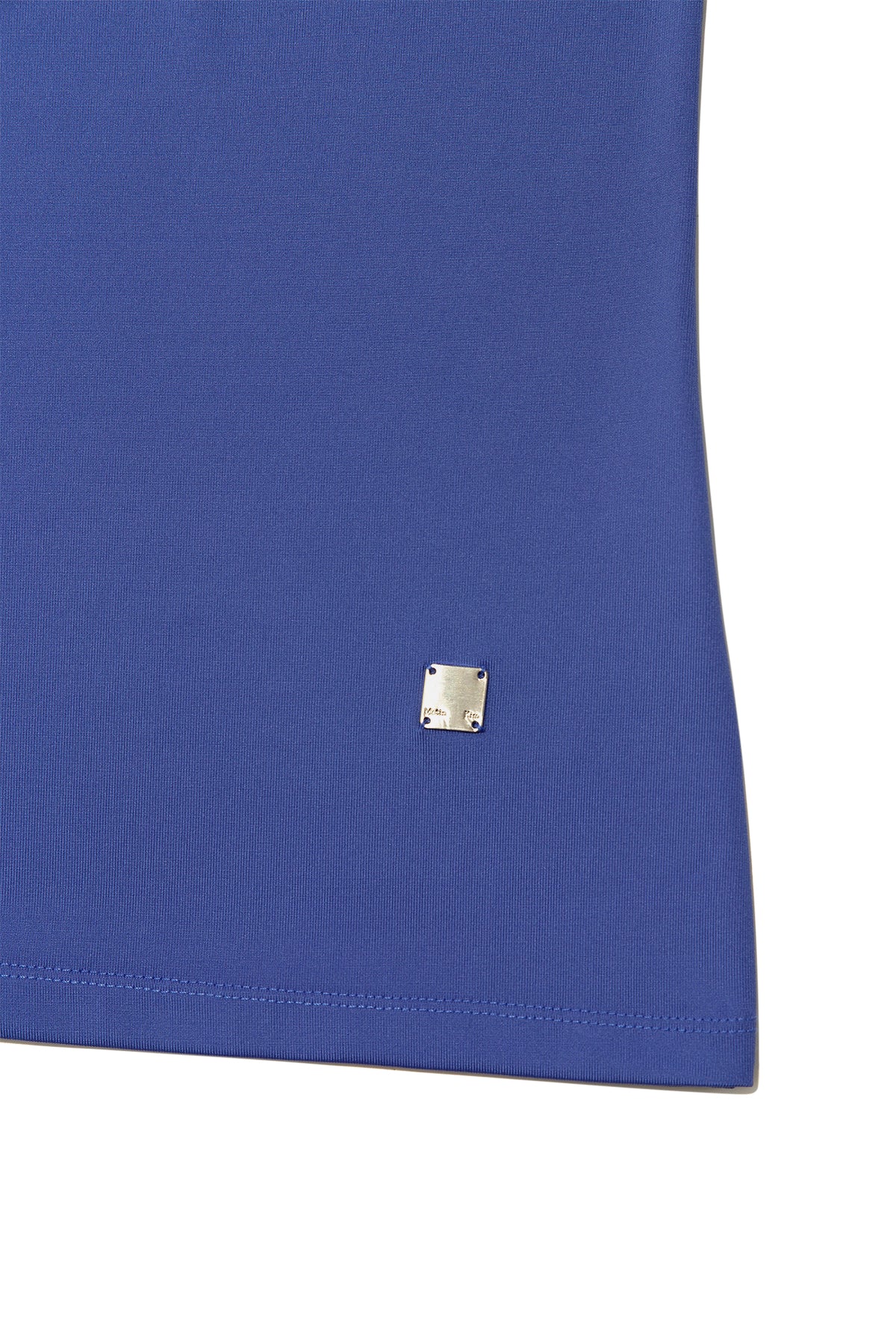matinkim STRING HALTER NECK TANK TOP IN BLUE