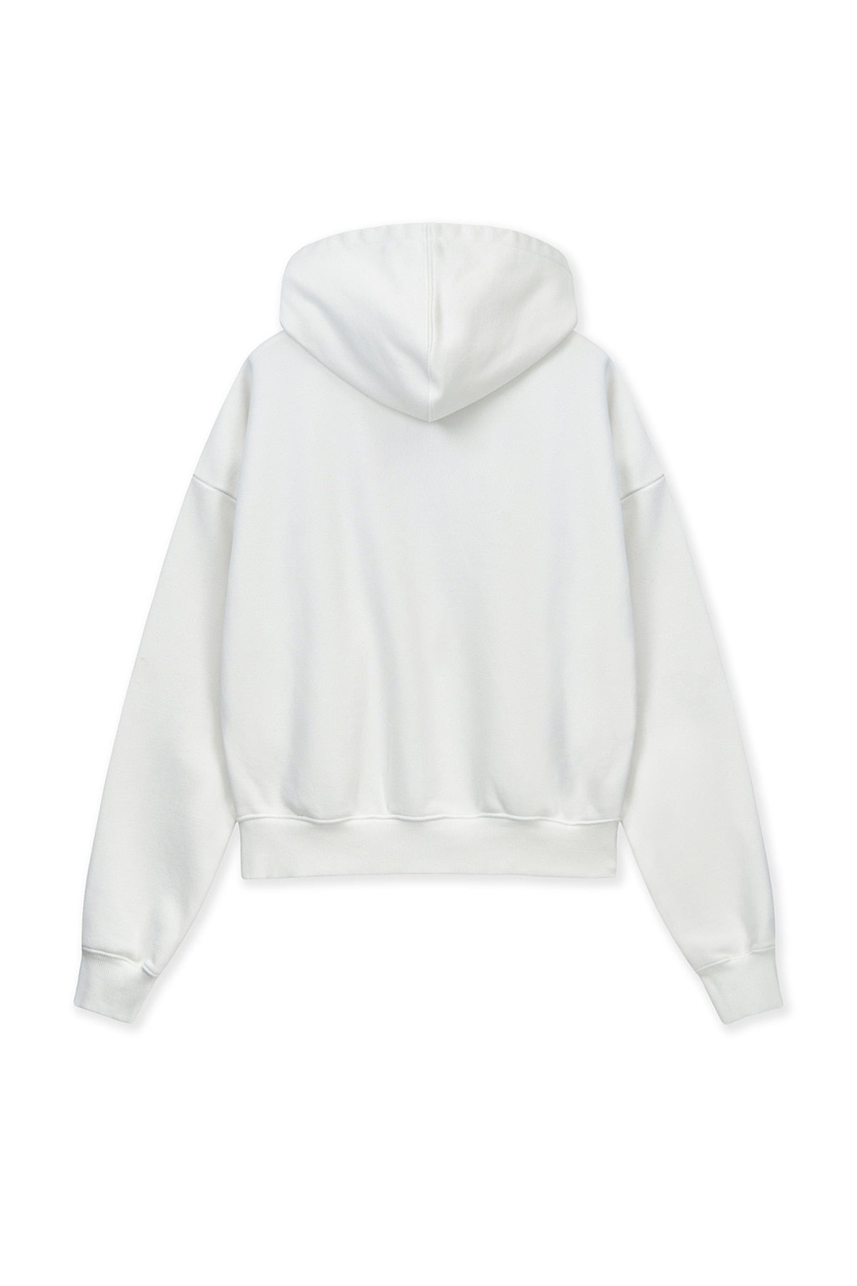 matinkim GRAFFITI LOGO HOODY ZIP UP IN WHITE