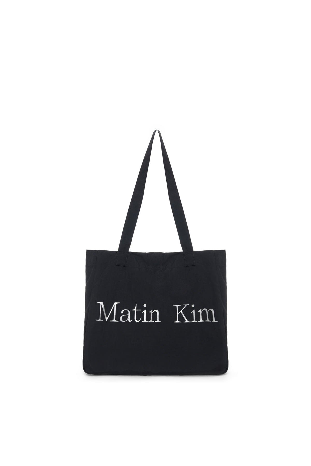 matinkim MATIN FABRIC BIG ECOBAG IN BLACK