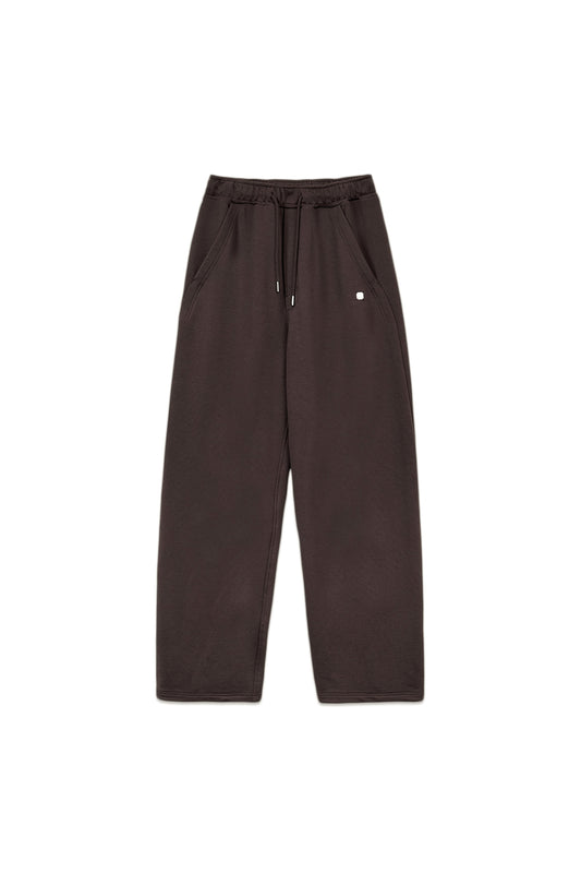matinkim BACK POCKET GLITTER SWEATPANTS FOR WOMEN IN BROWN