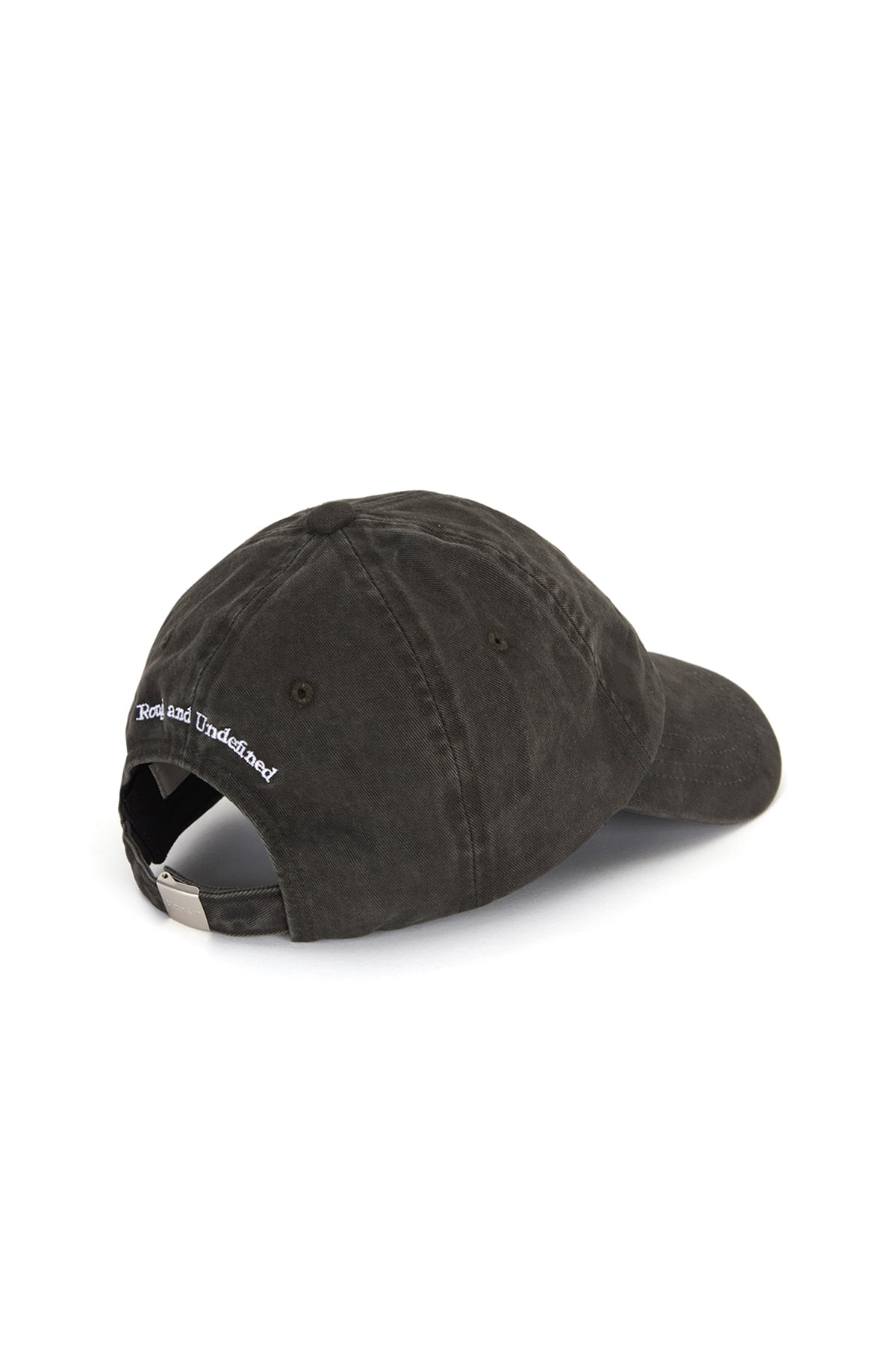 matinkim MATIN MINI LOGO BALL CAP IN CHARCOAL