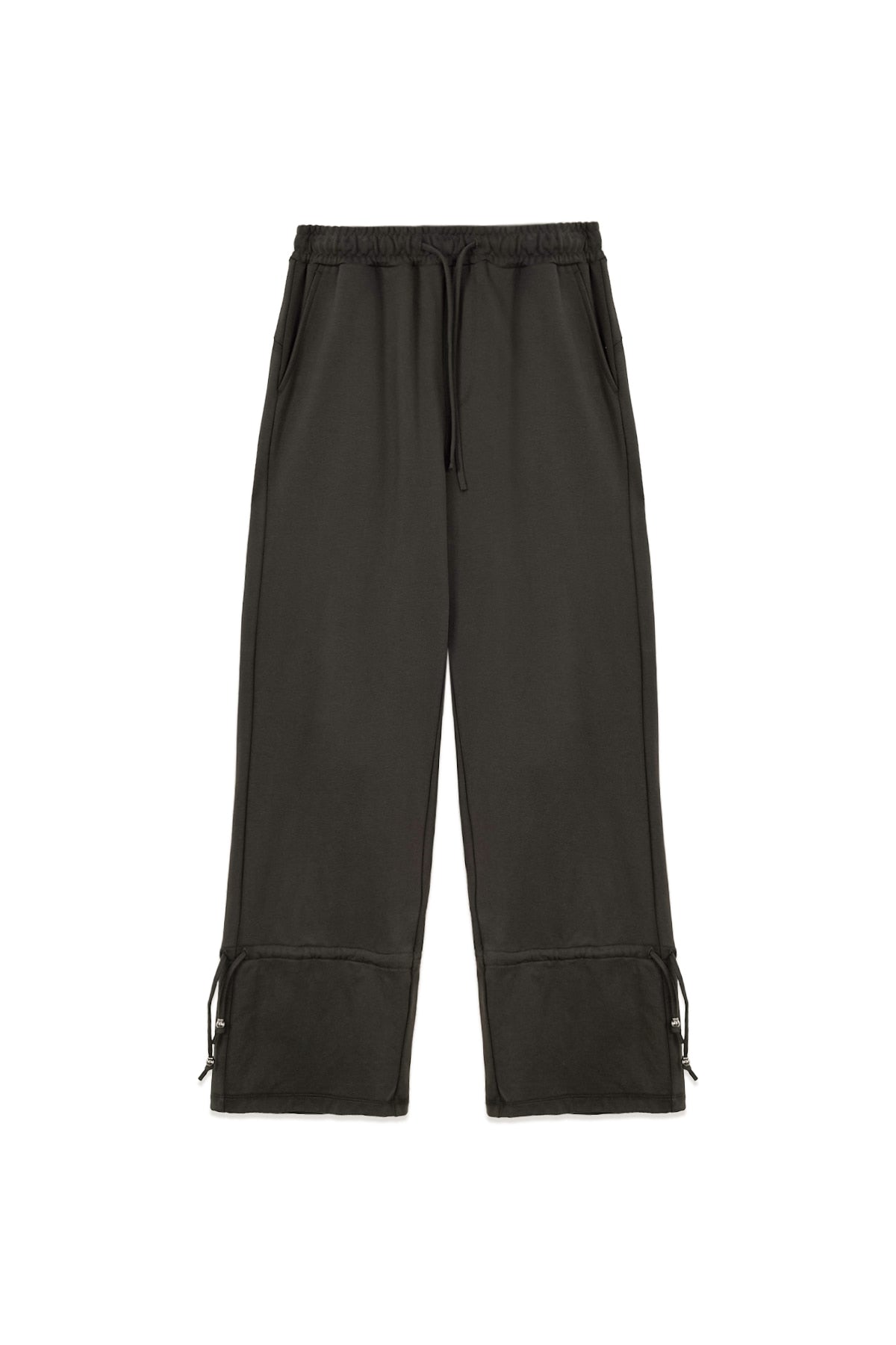 matinkim STRING DETAIL SWEATPANTS IN CHARCOAL