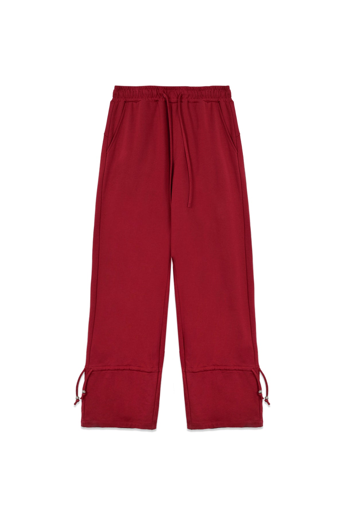 matinkim STRING DETAIL SWEATPANTS IN RED