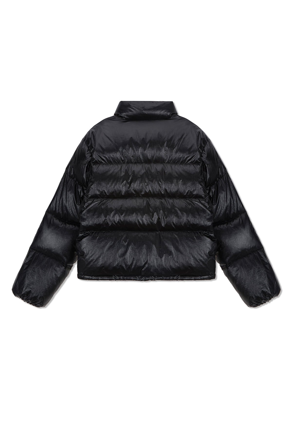 matinkim SMALL LOGO VOLUME DOWN JUMPER FOR WOMEN IN BLACK