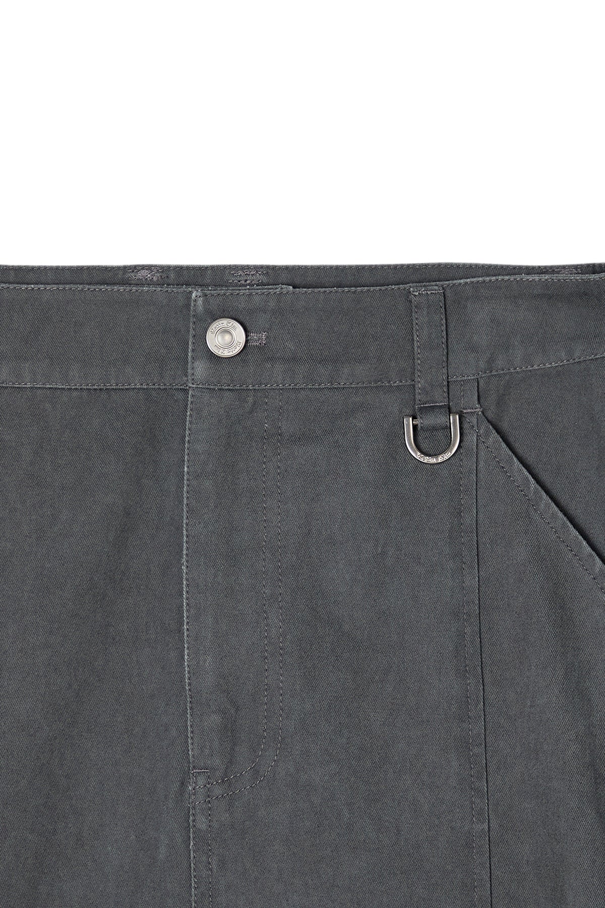 matinkim WASHED MERMAID LONG SKIRT IN CHARCOAL