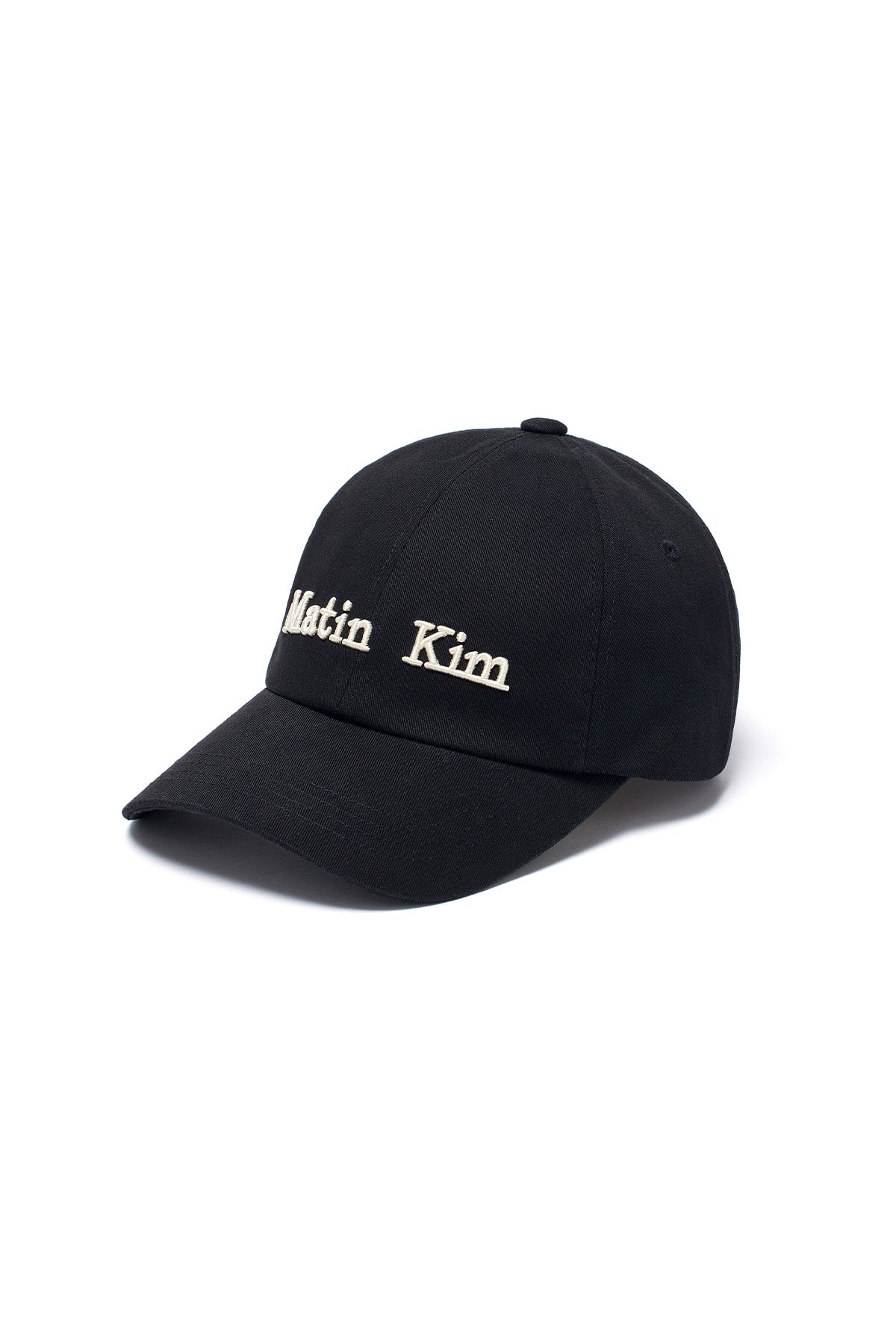 matinkim MATIN CLASSIC LOGO BALL CAP IN BLACK