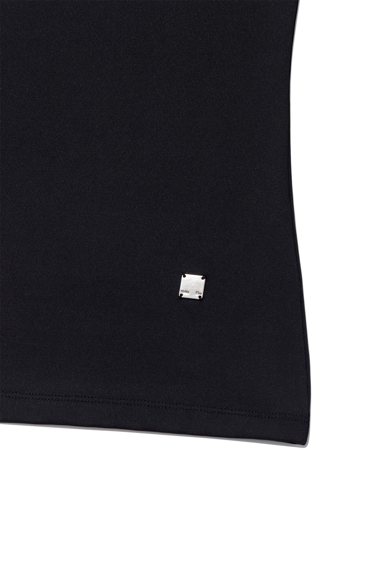 matinkim STRING HALTER NECK TANK TOP IN BLACK
