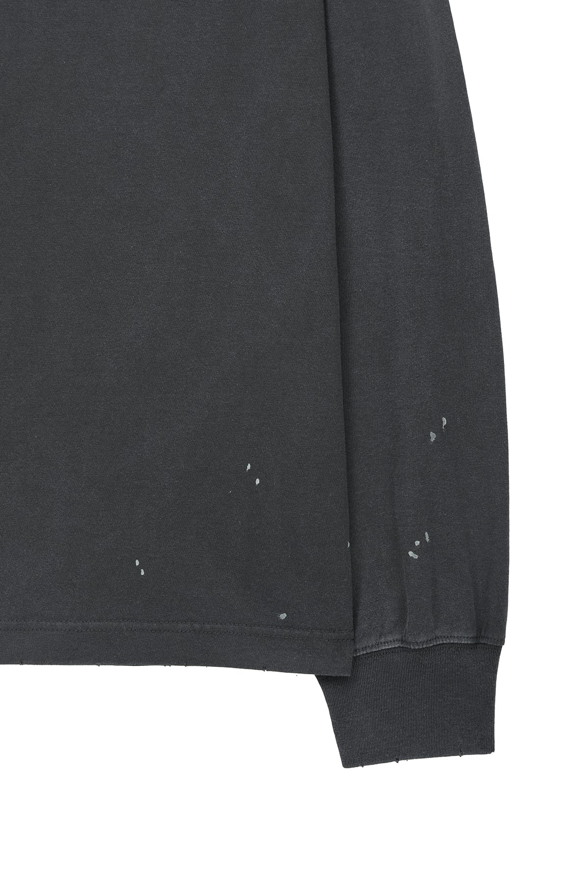 matinkim VINTAGE WASHED LOGO TOP IN CHARCOAL