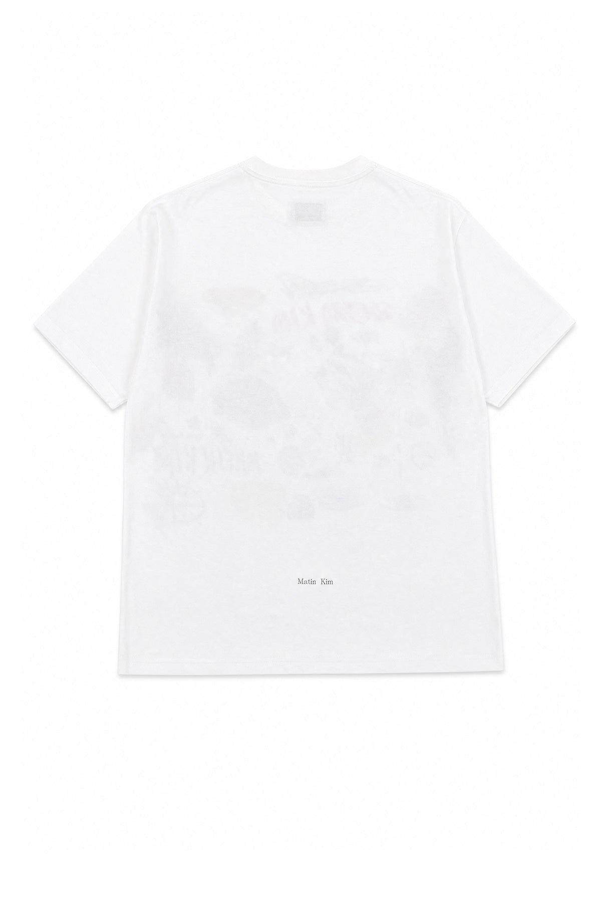 matinkim ARTIST PROJECT MATIN KIM X STEFAN MEIER ARTWORK TOP IN OFF WHITE