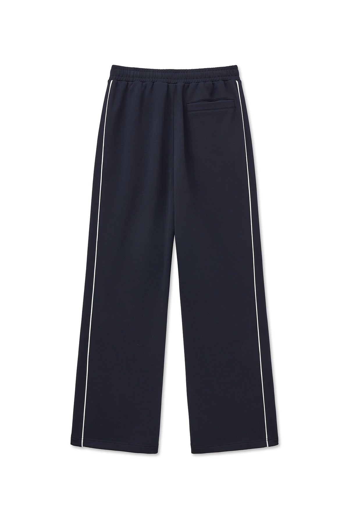 matinkim HEART LOGO TRACK PANTS IN NAVY