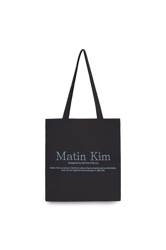 matinkim MATIN PALETTE ECOBAG IN CHARCOAL
