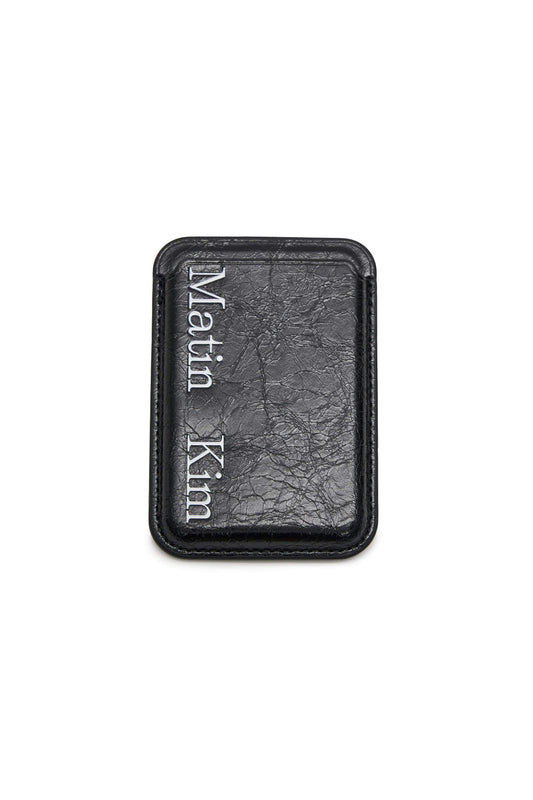 matinkim MATIN MAGNETIC CARD WALLET IN BLACK