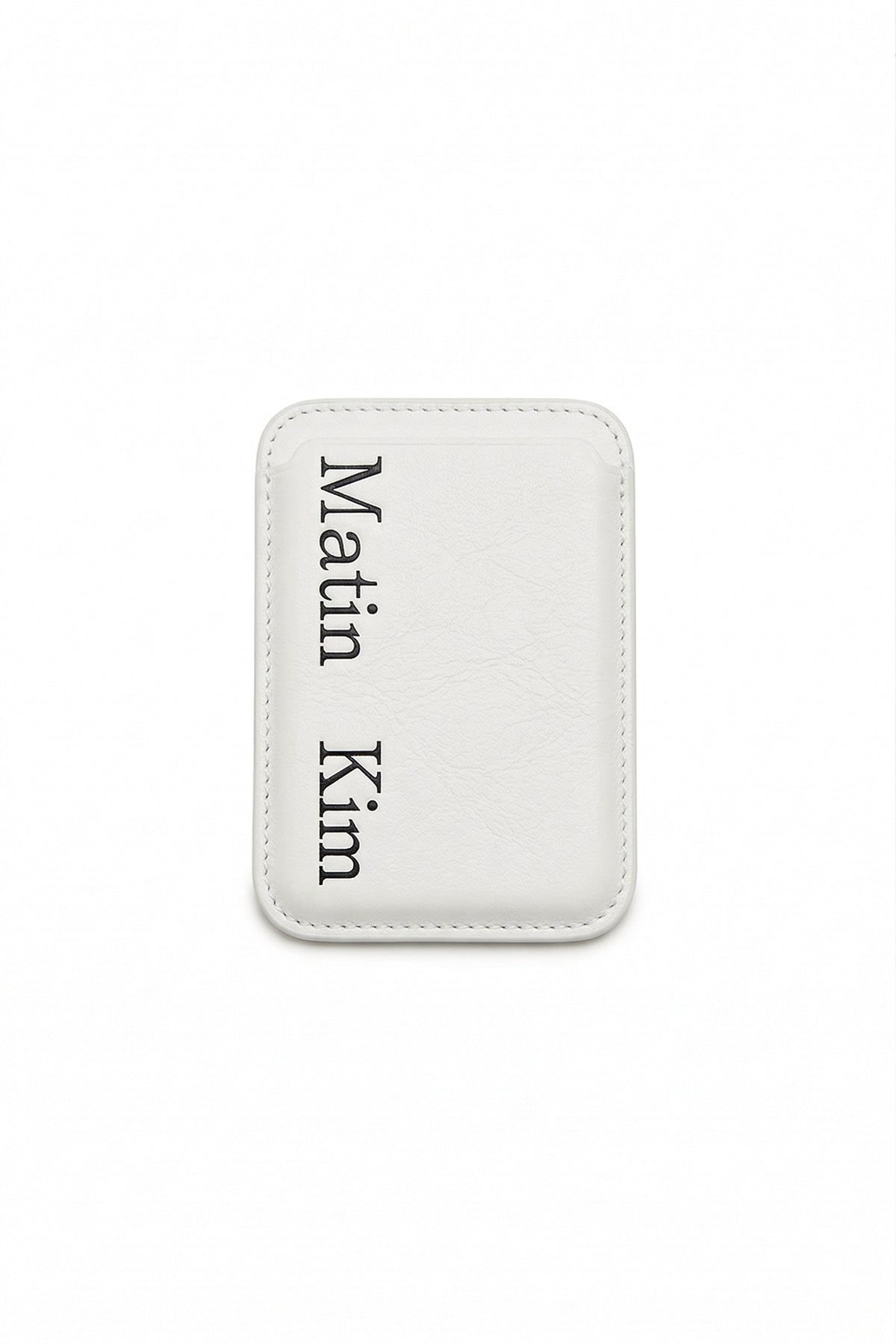 matinkim MATIN MAGNETIC CARD WALLET IN IVORY