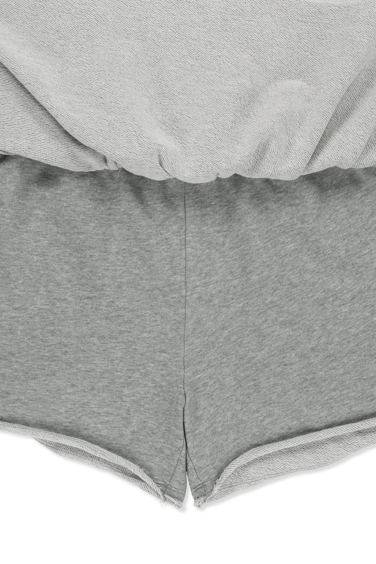 matinkim DISTRESSED TERRY SKORT SHORTS IN GREY