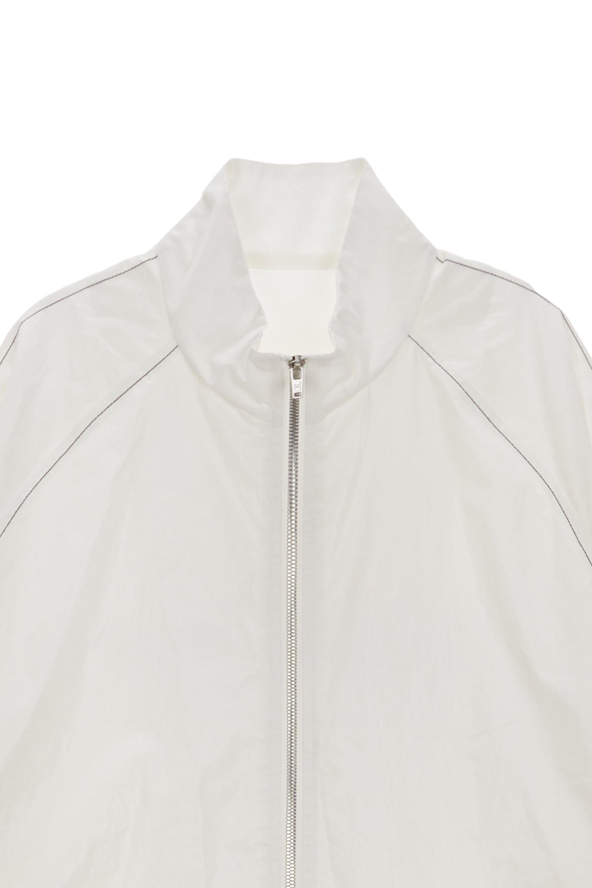 matinkim MATIN KIM LOGO COATING JUMPER IN IVORY